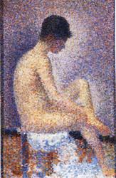 Georges Seurat Model oil painting picture